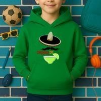 Drinko De Mayo Funny Cinco De Mayo Mustache Sombrero Kids Hoodie thumb 2