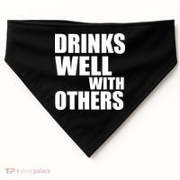 Drinks Well With Others USA-Made Doggie Bandana thumb 0