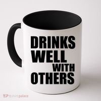 Drinks Well With Others Coffee Mug thumb 0