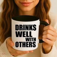 Drinks Well With Others Coffee Mug thumb 3
