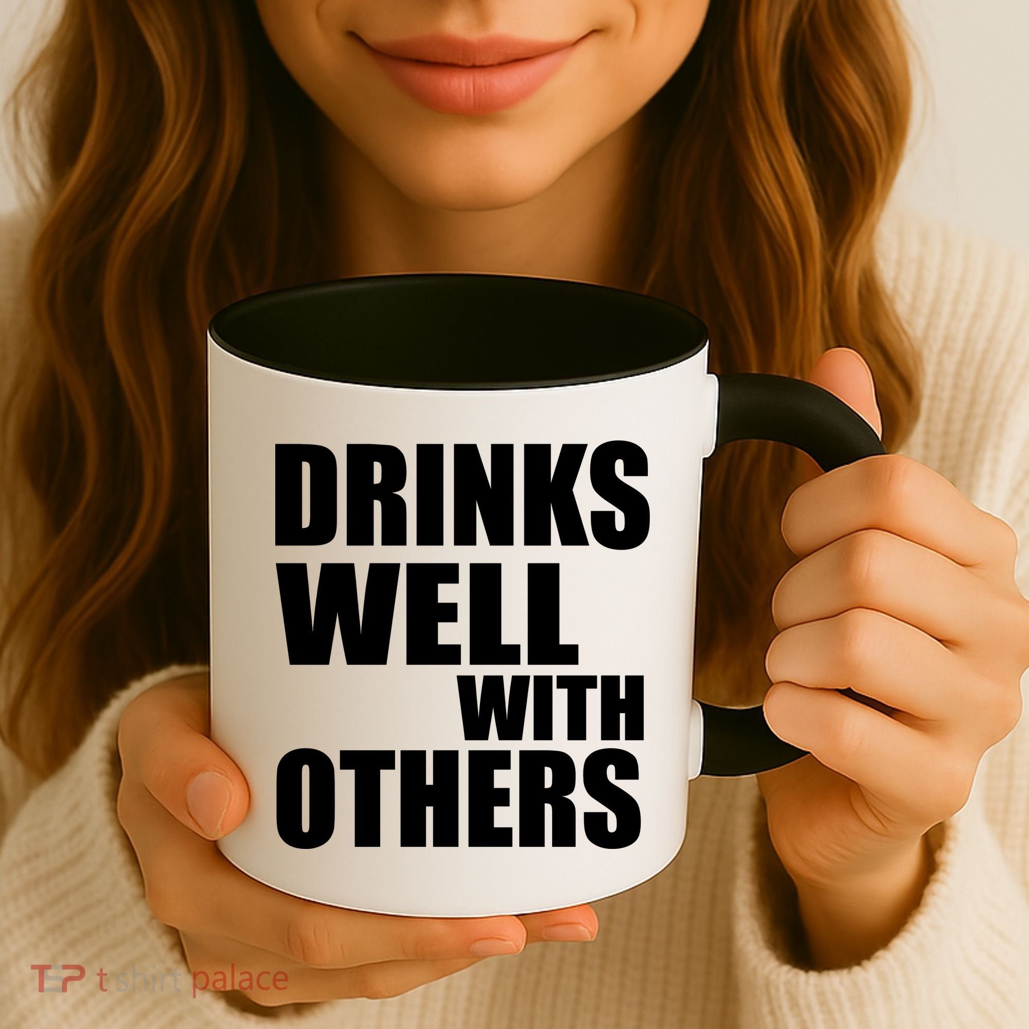 Drinks Well With Others Coffee Mug