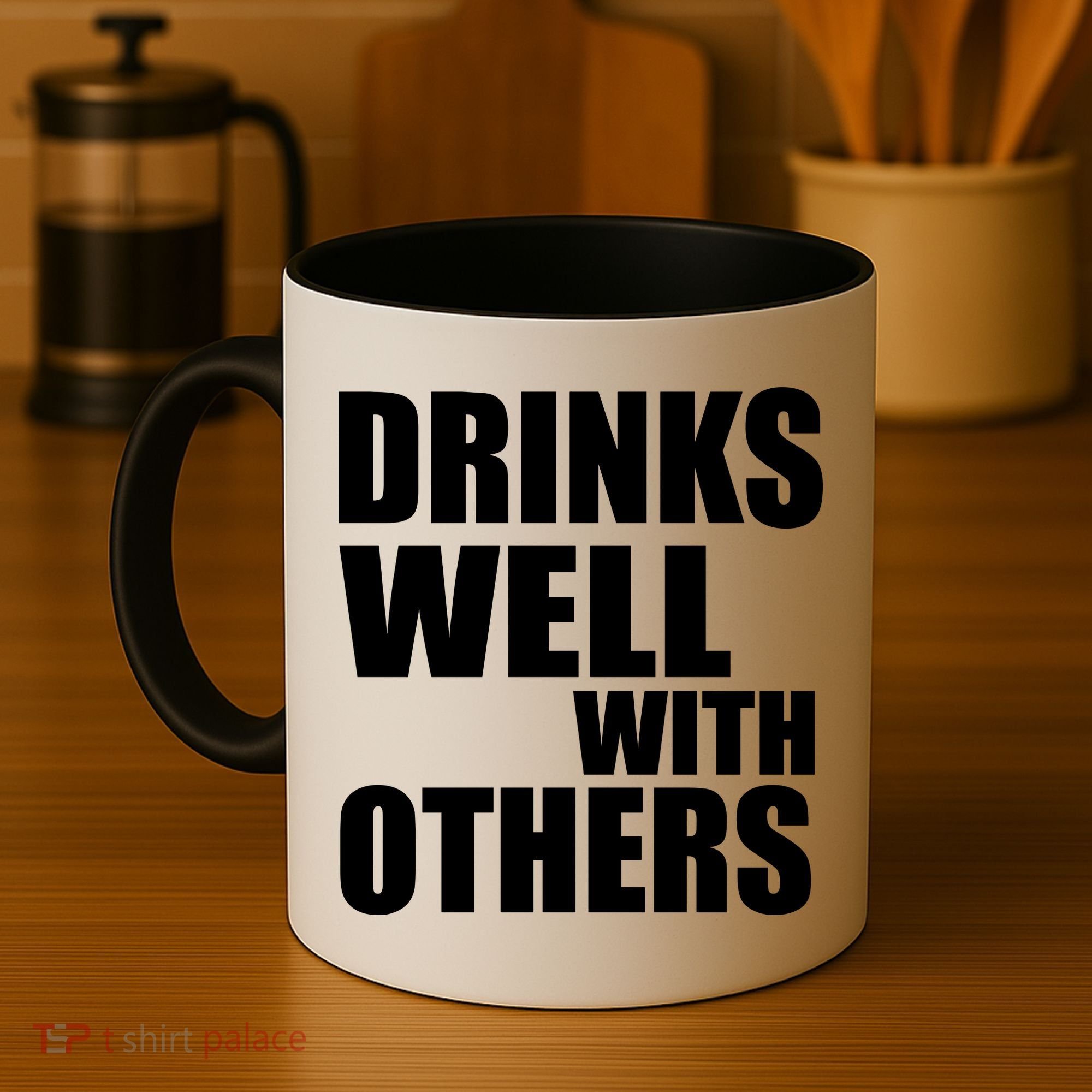 Drinks Well With Others Coffee Mug