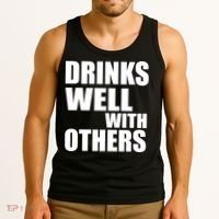 Drinks Well With Others Tank Top thumb 3