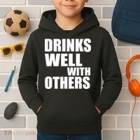 Drinks Well With Others Kids Hoodie thumb 2