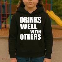 Drinks Well With Others Kids Hoodie thumb 3