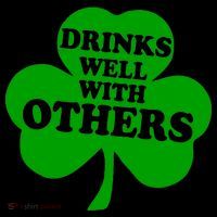 Drinks Well With Others Funny St. Patrick's Day Drinking Coffee Mug thumb 5