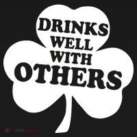 Drinks Well With Others Funny St. Patrick's Day Drinking Women's Tank Top thumb 5