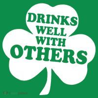Drinks Well With Others Funny St. Patrick's Day Drinking Toddler Hoodie thumb 2
