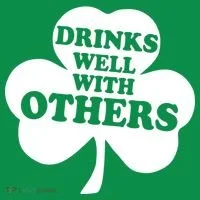 Drinks Well With Others Funny St. Patrick's Day Drinking Toddler Hoodie thumb 2