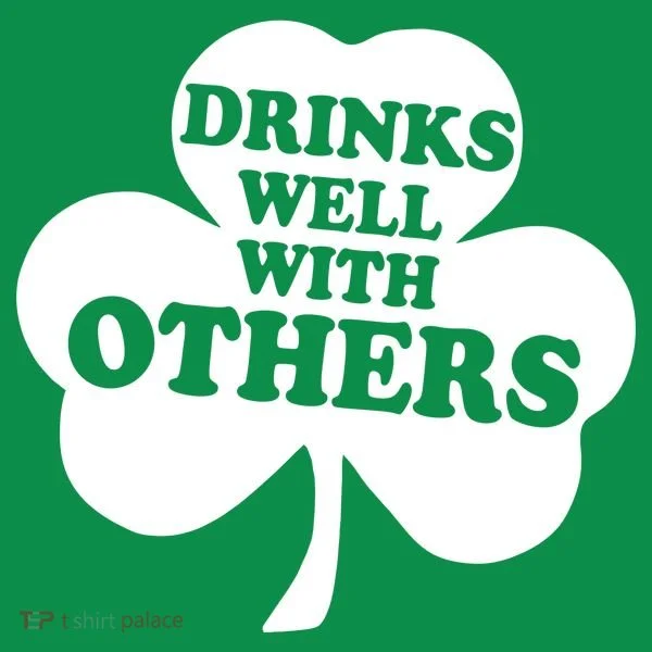 Drinks Well With Others Funny St. Patrick's Day Drinking Toddler Hoodie