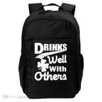 Drinks Well With Others St. Patrick's Day Backpack thumb 0
