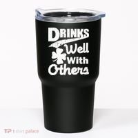 Drinks Well With Others St. Patrick's Day Tumbler thumb 0