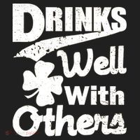 Drinks Well With Others St. Patrick's Day Hat thumb 2