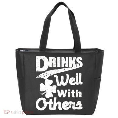 Drinks Well With Others St. Patrick's Day Tote Bag