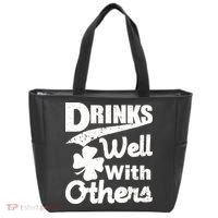 Drinks Well With Others St. Patrick's Day Tote Bag thumb 0