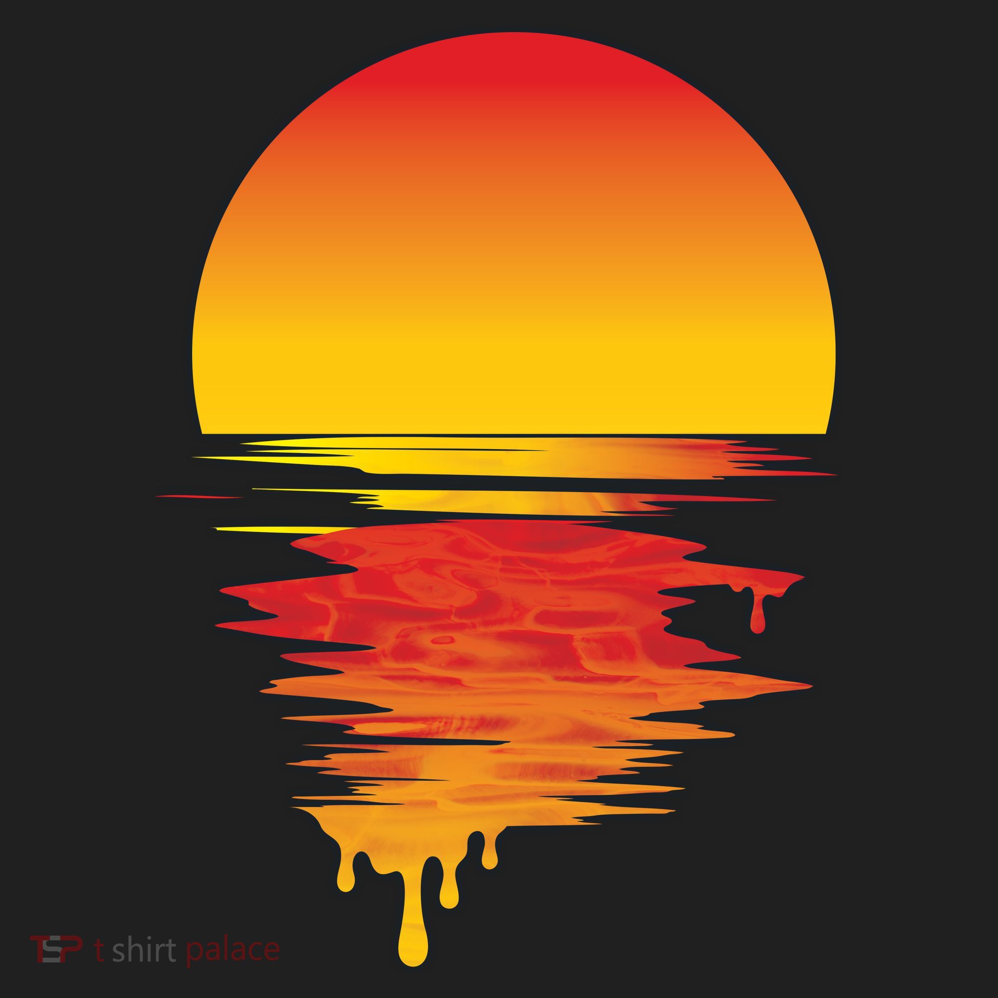 Dripping Sunset Women's Sweatshirt