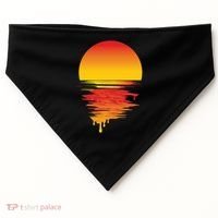 Dripping Sunset USA-Made Doggie Bandana thumb 0