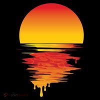 Dripping Sunset Hoodie thumb 7