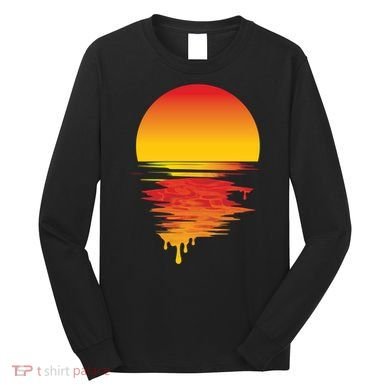 Dripping Sunset Long Sleeve Shirt