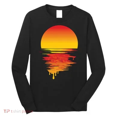 Dripping Sunset Long Sleeve Shirt