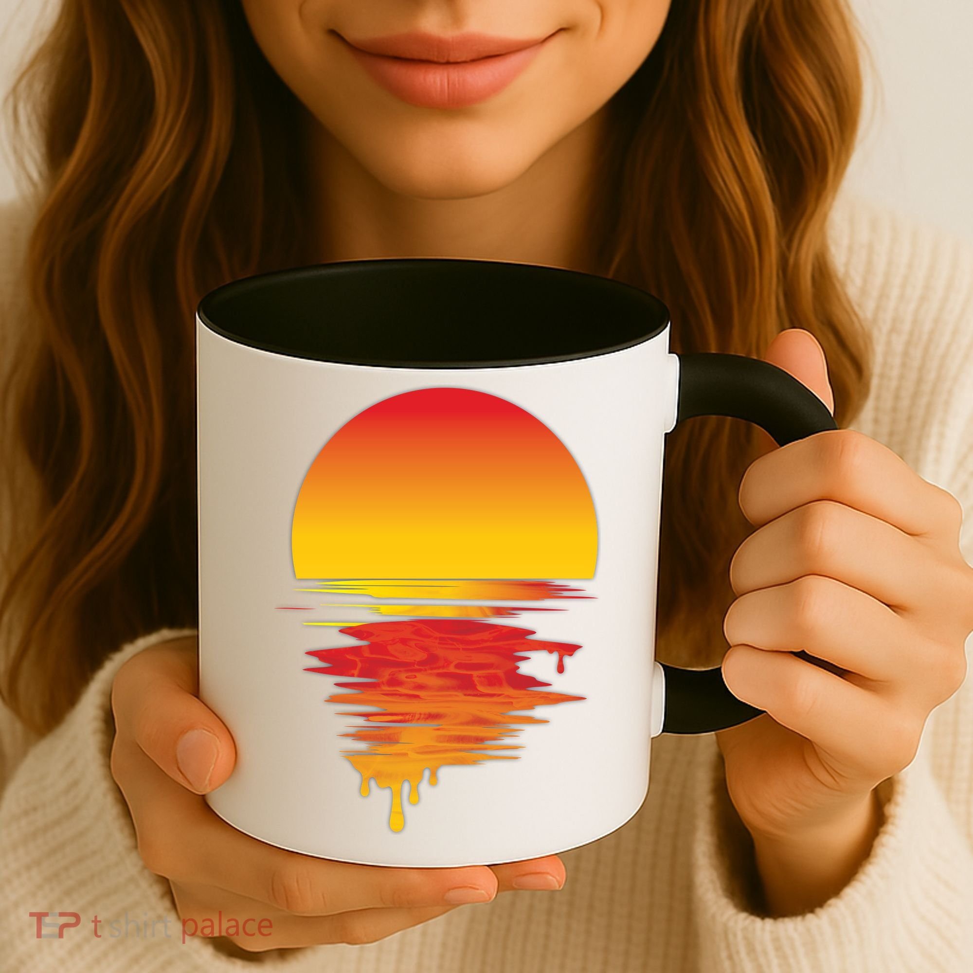 Dripping Sunset Coffee Mug
