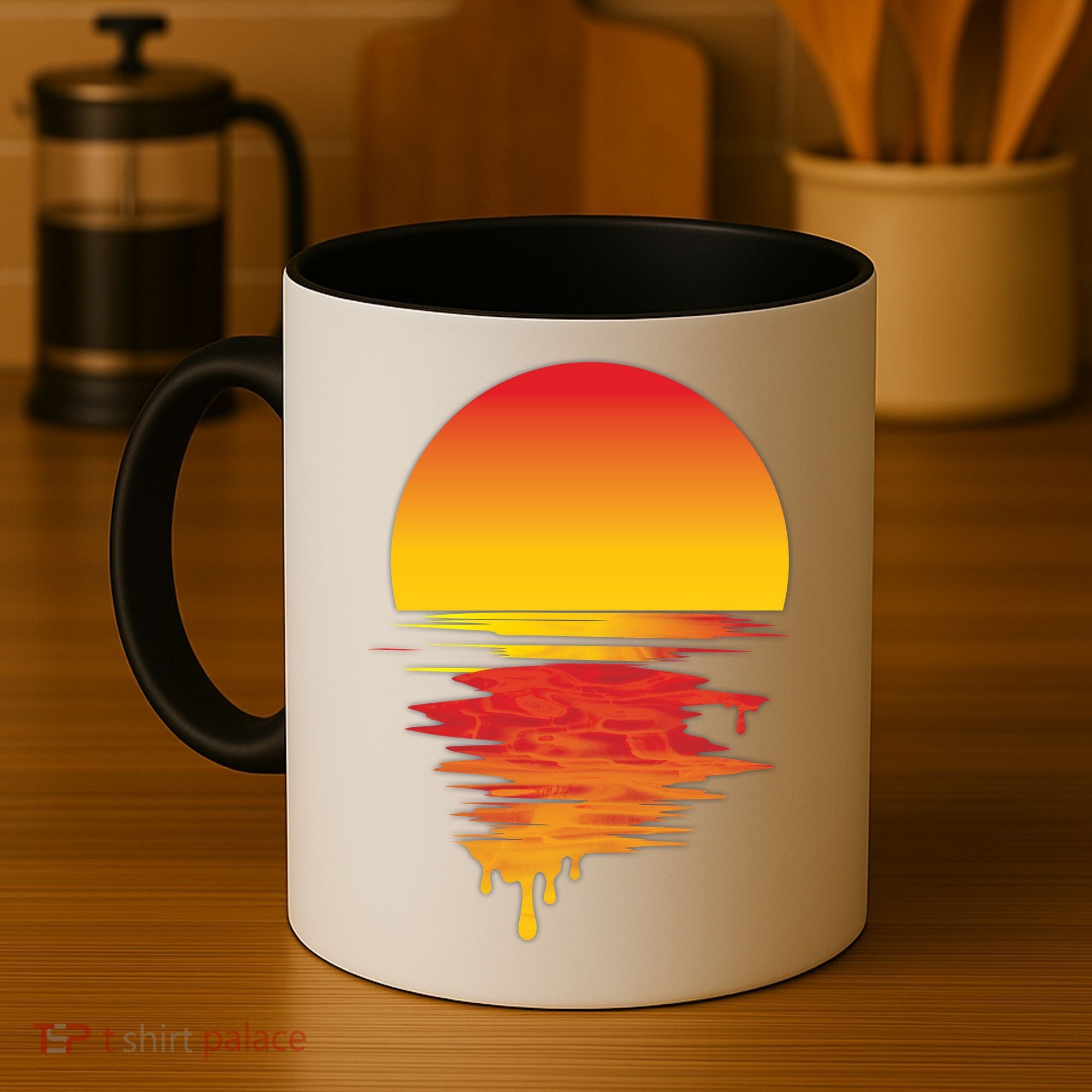 Dripping Sunset Coffee Mug