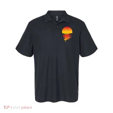 Dripping Sunset Polo