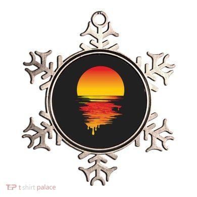 Dripping Sunset Ornament