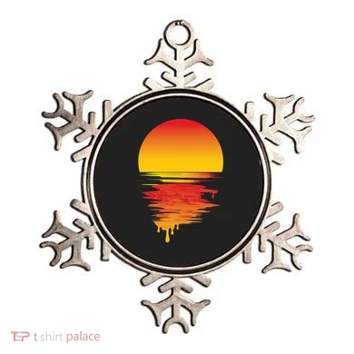 Dripping Sunset Ornament
