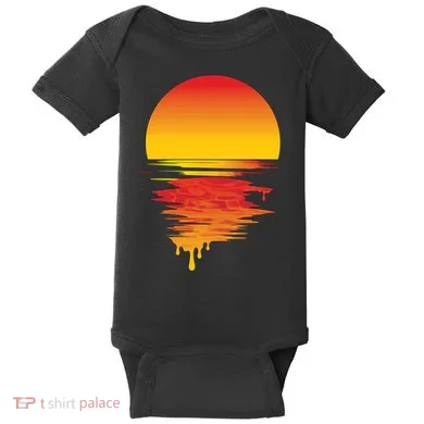 Dripping Sunset Baby Bodysuit