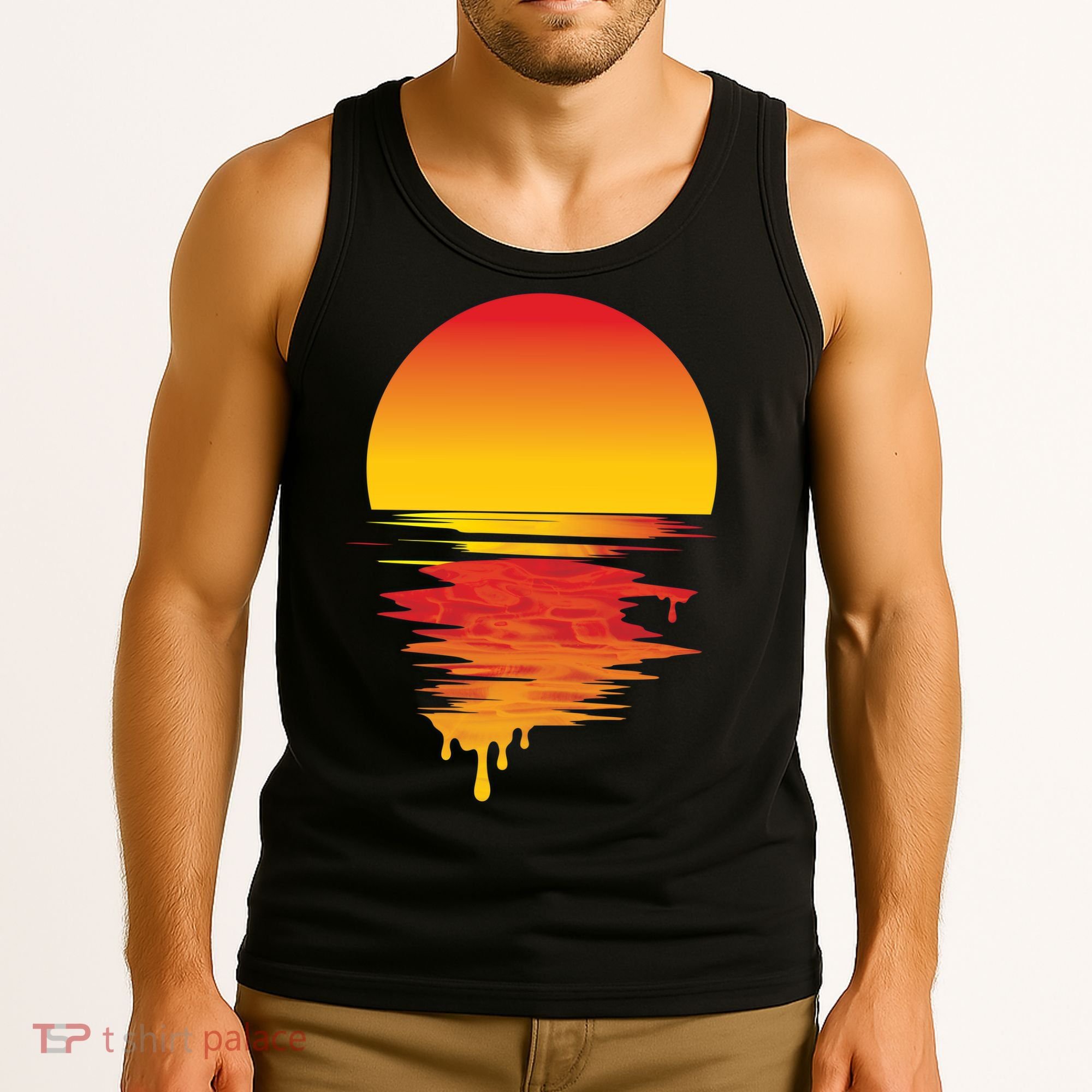 Dripping Sunset Tank Top