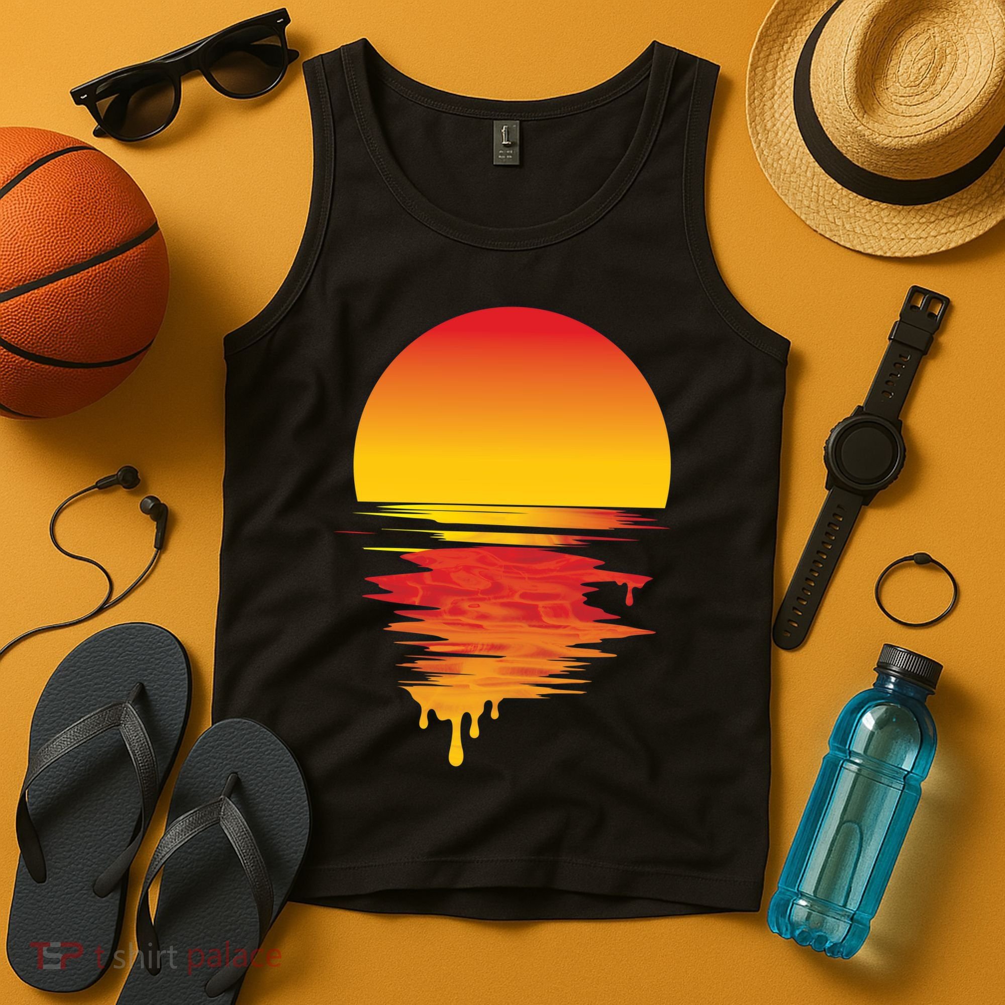 Dripping Sunset Tank Top