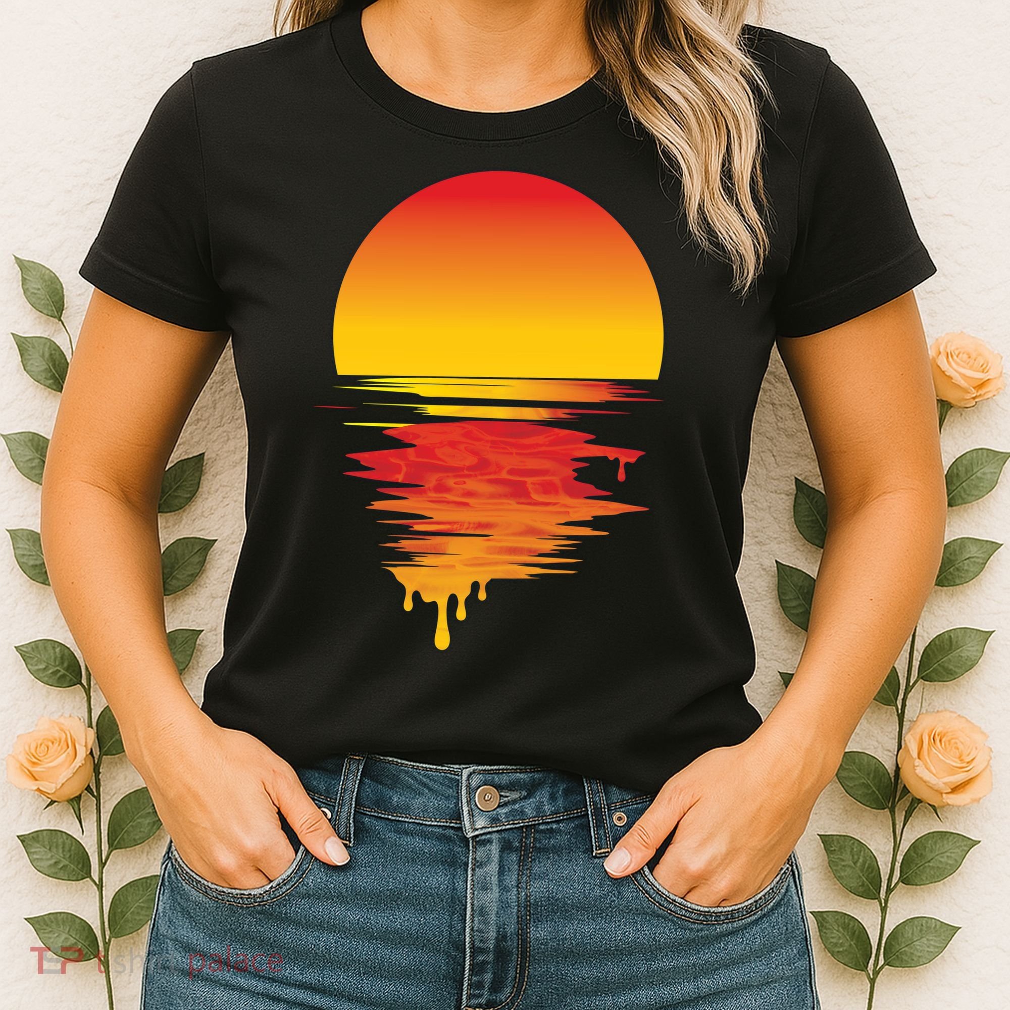 Dripping Sunset Women's T-Shirt