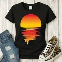 Dripping Sunset Women's T-Shirt thumb 3