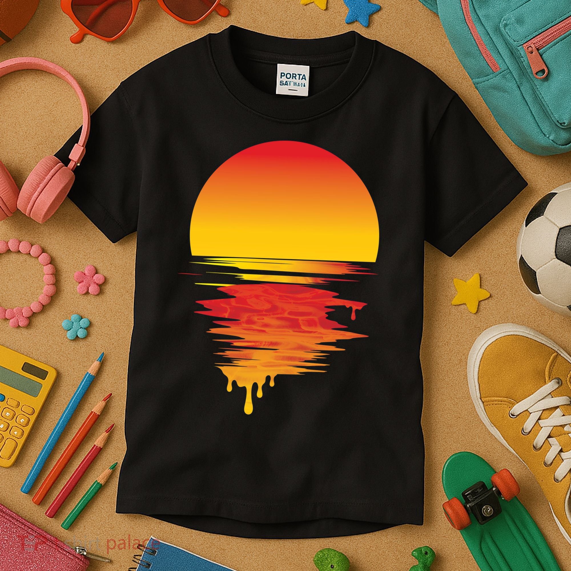 Dripping Sunset Kids T-Shirt
