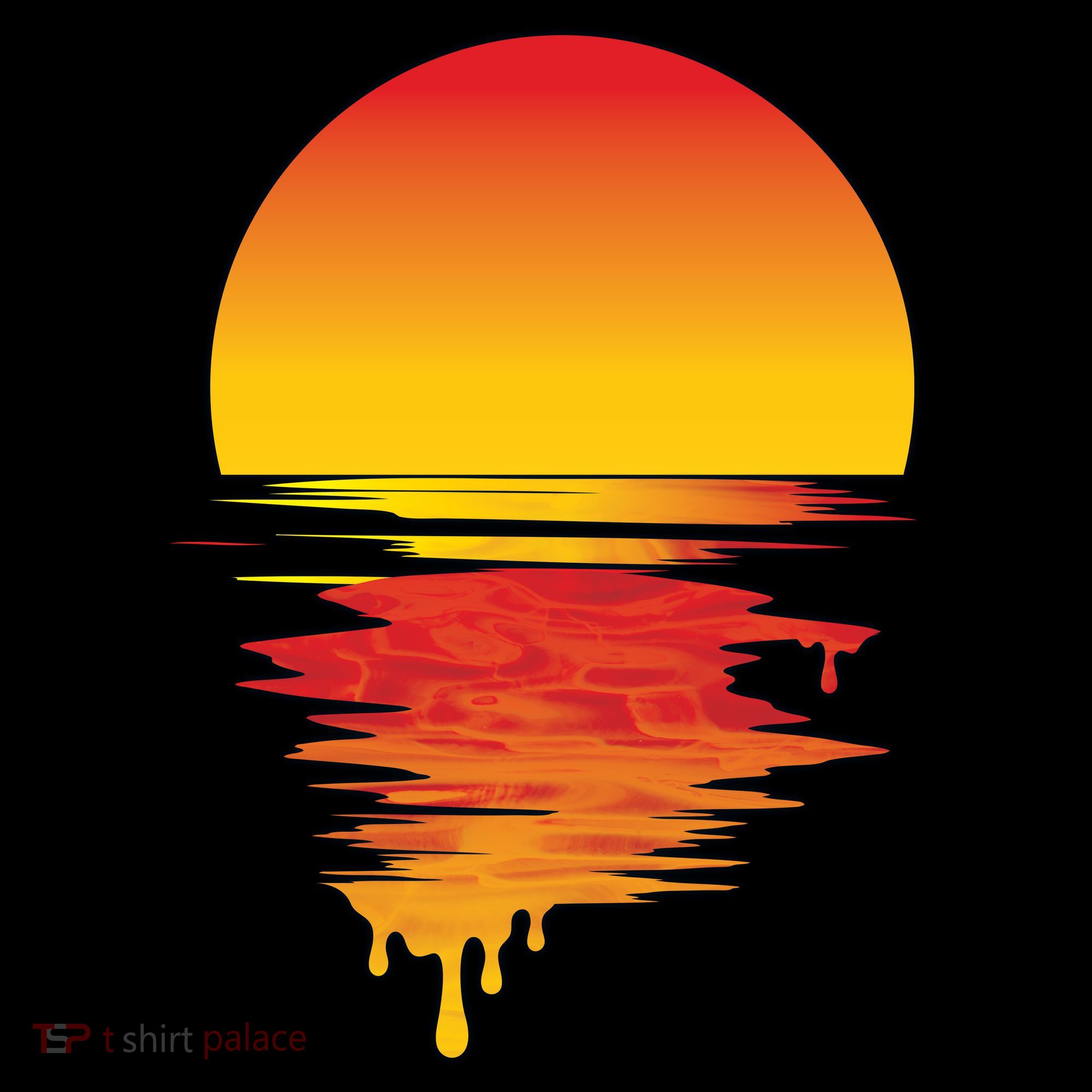 Dripping Sunset Kids T-Shirt