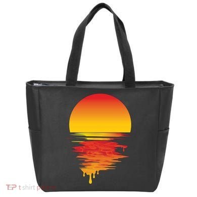 Dripping Sunset Tote Bag