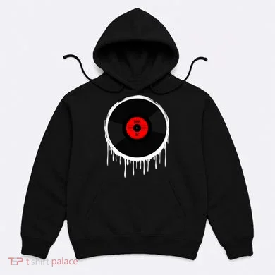 Dripping Vinyl Record Hoodie