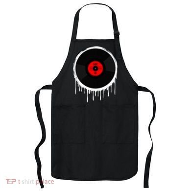 Dripping Vinyl Record Apron
