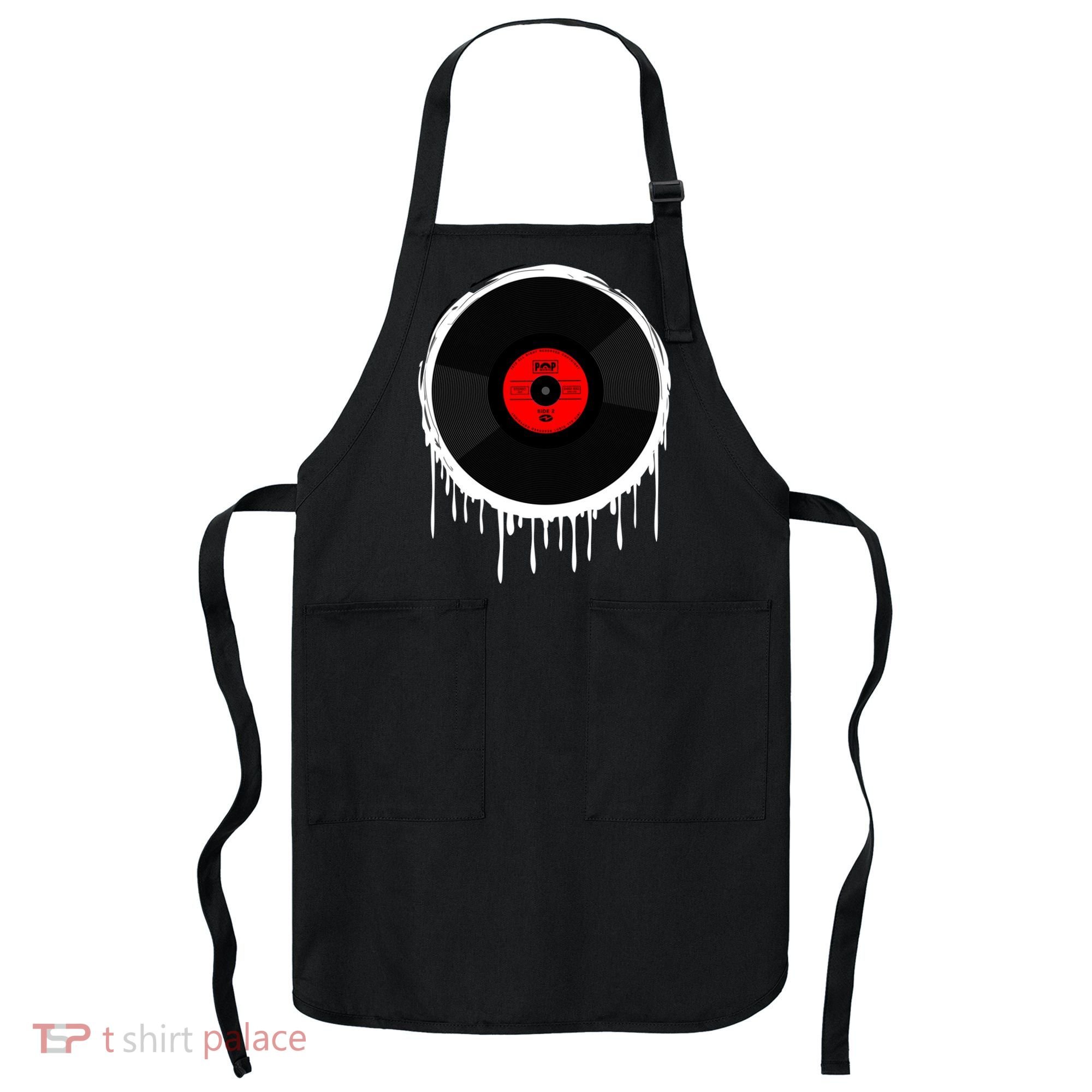 Dripping Vinyl Record Apron