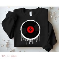 Dripping Vinyl Record Sweatshirt thumb 2