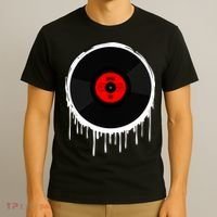 Dripping Vinyl Record T-Shirt thumb 3