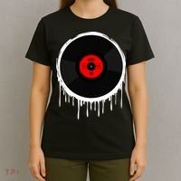 Dripping Vinyl Record T-Shirt thumb 4