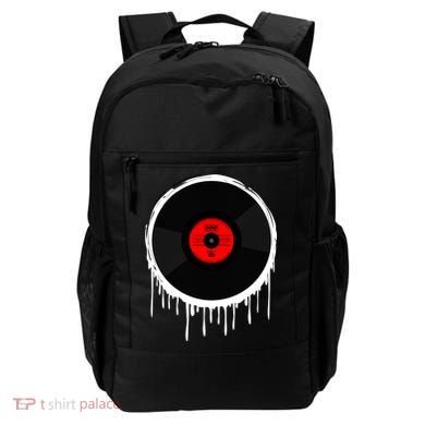 Dripping Vinyl Record Backpack