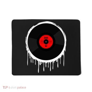 Dripping Vinyl Record Mousepad