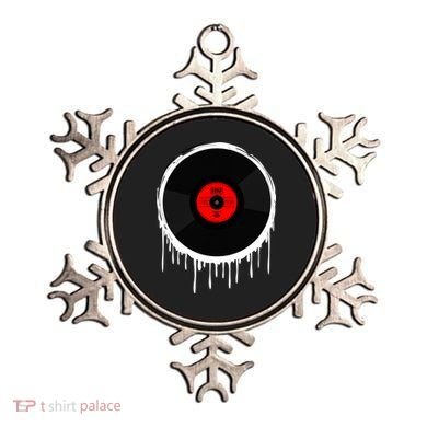 Dripping Vinyl Record Ornament