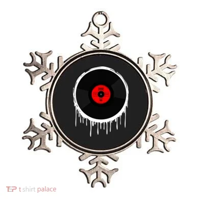 Dripping Vinyl Record Ornament