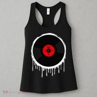 Dripping Vinyl Record Women's Tank Top thumb 3