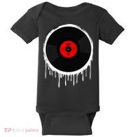 Dripping Vinyl Record Baby Bodysuit thumb 0