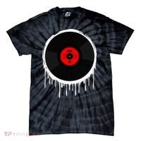 Dripping Vinyl Record Tie-Dye T-Shirt thumb 0